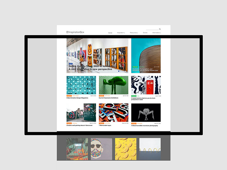 Inspirationbox.ca - Website Design